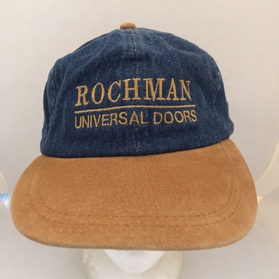 Vintage Rochman universal doors Strapback hat 199… - image 2