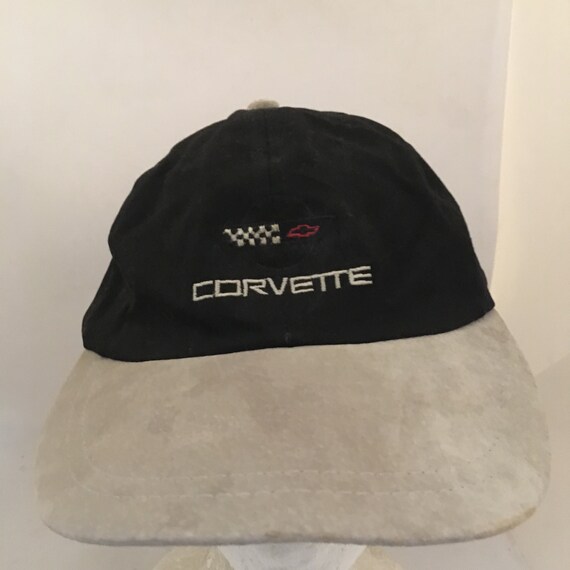 Vintage Corvette Strapback hat adjustable 1990s 1… - image 2