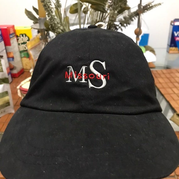 Vintage Missouri Strapback Hat 1990s T1 - image 2
