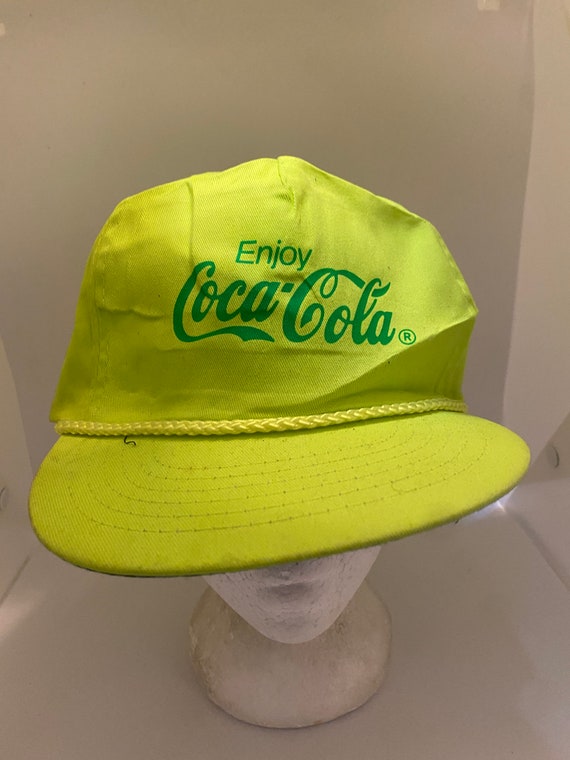 Vintage enjoy coca-Cola Trucker SnapBack hat 1990s