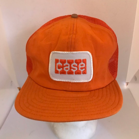 Vintage Case Trucker SnapBack hat 1980s - image 2