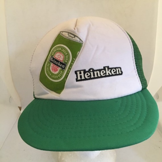割引価格 Vintage 90s 1980s Cap Hat Snapback Trucker Beer Heineken 帽子