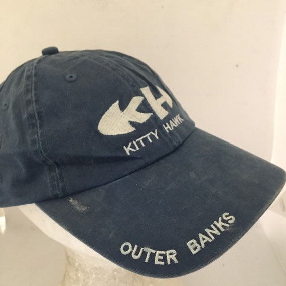 Vintage Kitty Hawk Strapback Hat Adjustable 1990s… - image 2