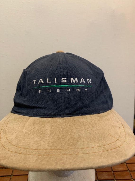 Vintage talisman energy strap back Hat 1990s 80s … - image 2