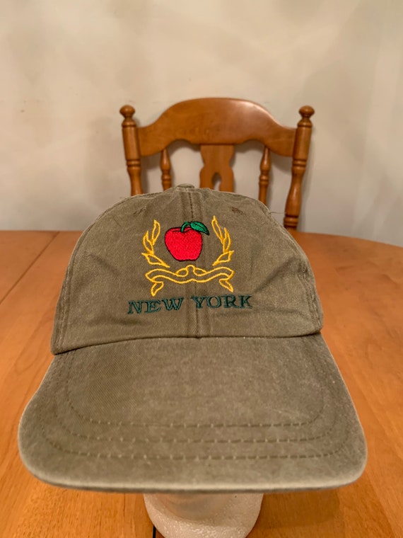 Vintage New York Trucker Snapback hat 1990s 80s R1 - image 2