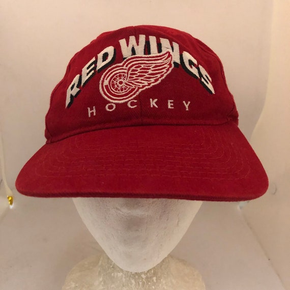 Vintage Detroit Red Wings Snapback hat adjustable 