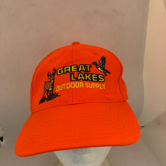 Vintage Great Lakes outdoor supply Trucker SnapBack H… Gem