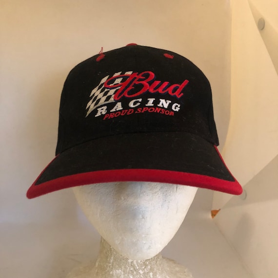 Vintage Budweiser Strapback hat adjustable 1990s … - image 1