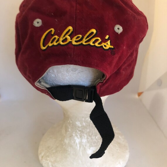 Vintage Cabelas Strapback hat adjustable 1990s 19… - image 4