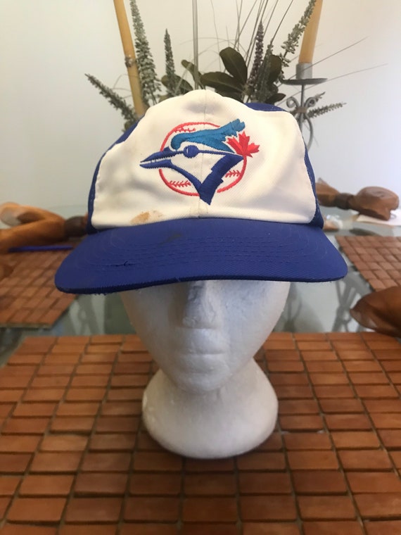 Toronto Blue Jays Vintage Trucker Snapback Hat Adjustable 