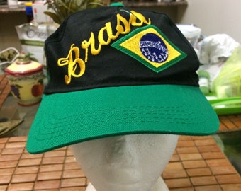 Vintage Brazil snapBack Hat 1990s