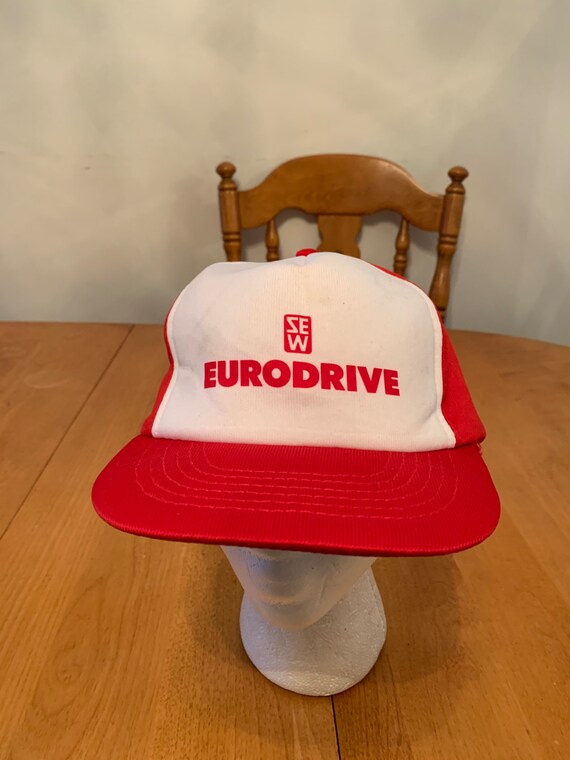 Vintage euro drive Trucker Snapback hat 1990s 80s 