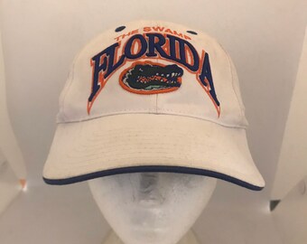 Casquette Vintage Florida Gators Années 90 - Logo Double Barre Blanc Réglable