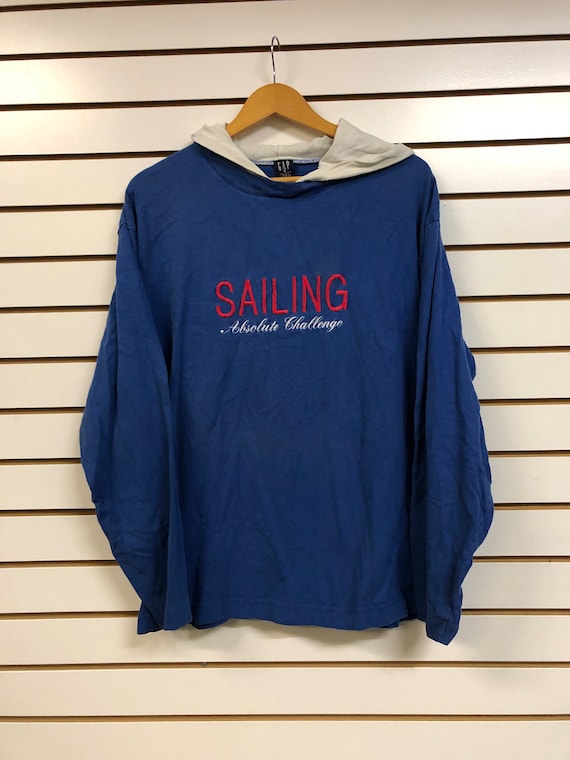 Vintage Gap sailing  hoodie Sweatshirt size medium