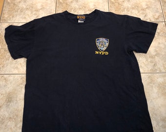Vintage NYPD T shirt size XL 1990s 80s