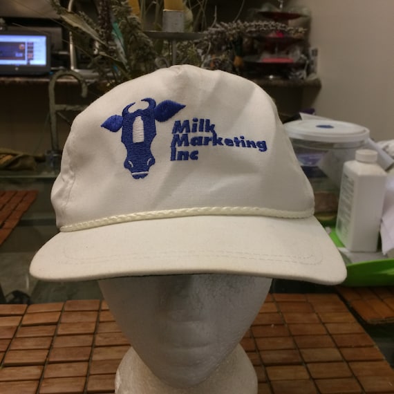 Vintage milk marketing Inc. Trucker Snapback Hat … - image 1
