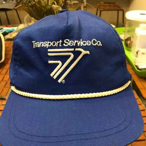 Vintage transport service co Trucker SnapBack Hat… - image 2