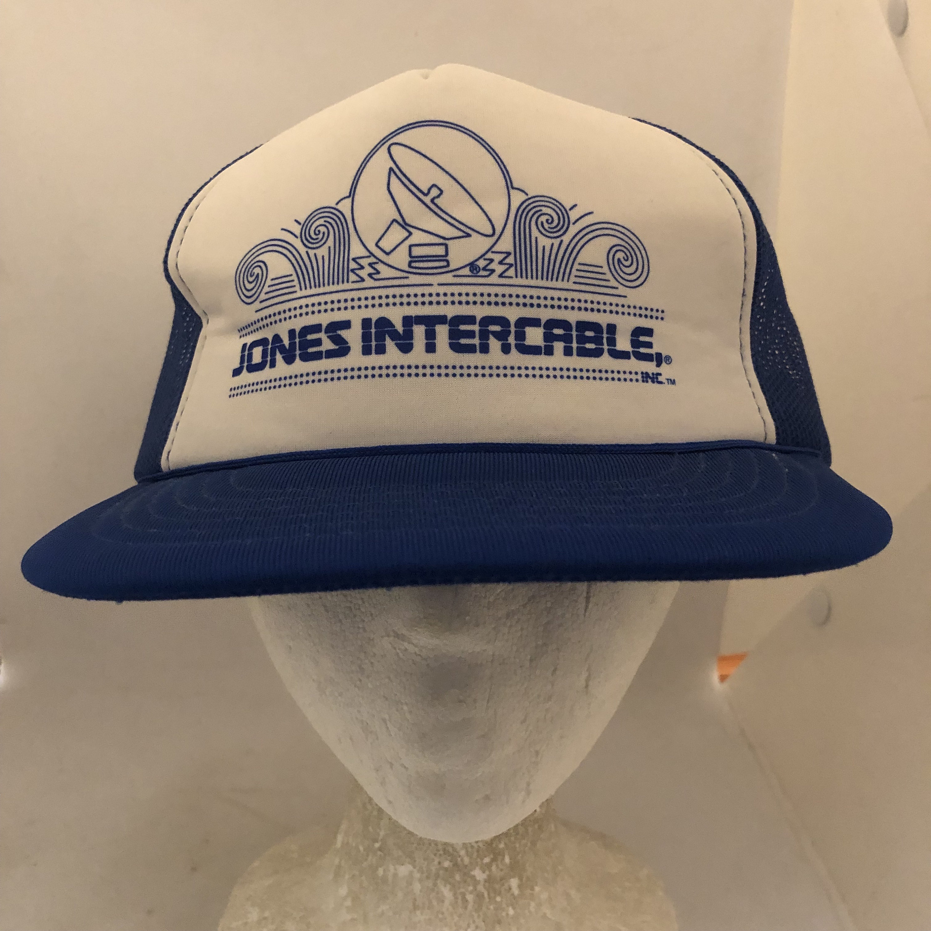 Vintage Jones Intercable Trucker Snapback Hat Adjustable Vintage Jones Intercable Trucker Snapback Hat Adjustable