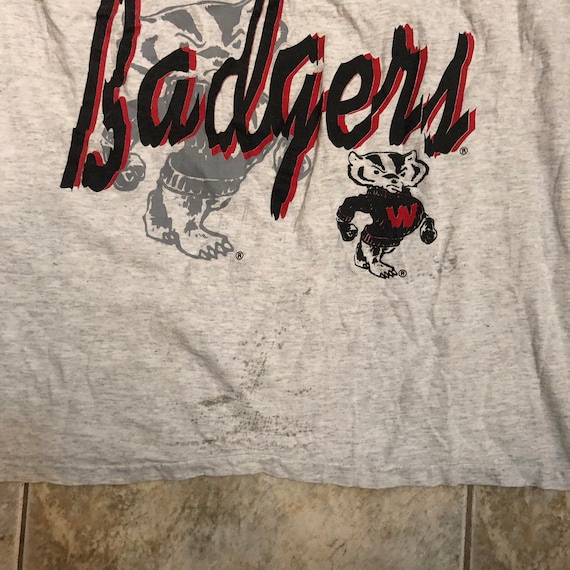 Vintage Wisconsin Badgers T shirt size medium 199… - image 2