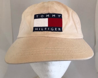 Vintage Tommy Hilfiger Strapback hat 1990s 80s M1