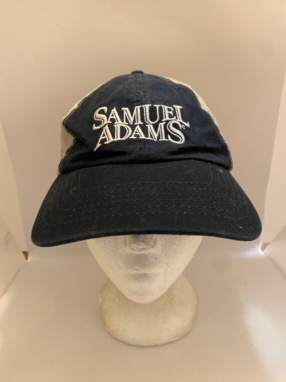 Vintage Samuel Adams Trucker SnapBack hat 1990s 8… - image 1