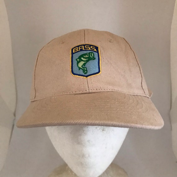 Vintage Bass Fishing Strapback Hat 