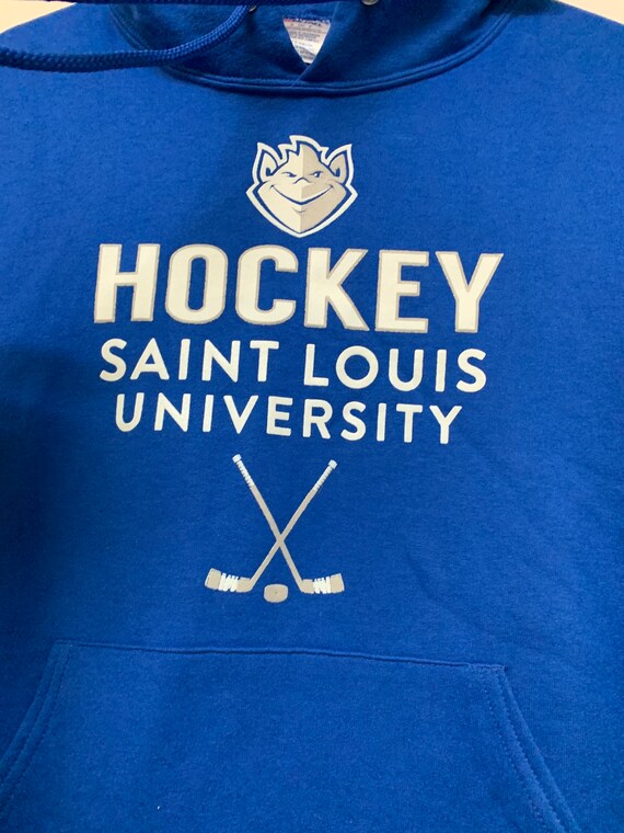 Vintage saint Louis university hockey hoodie Swea… - image 2