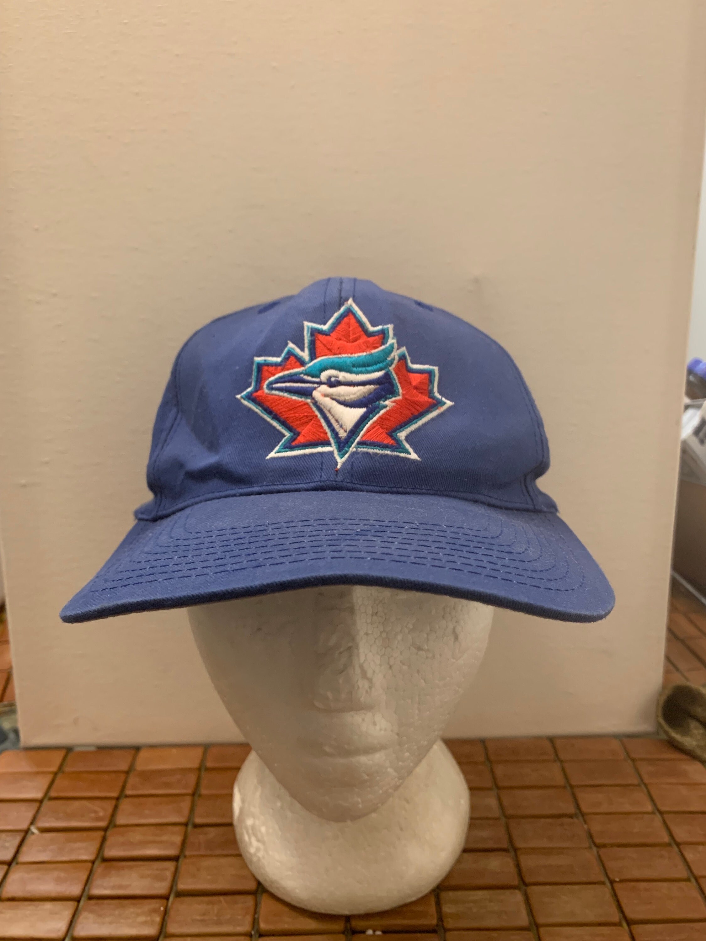 帽子 VINTAGE 90s MLB TORONTO BLUE JAYS CAP Toronto Blue Jays Vintage 90s Trucker Hat White Blue – ABC