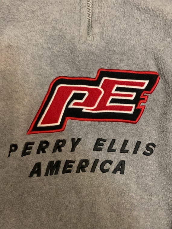 Vintage perry Ellis America hoodie Sweatshirt siz… - image 3