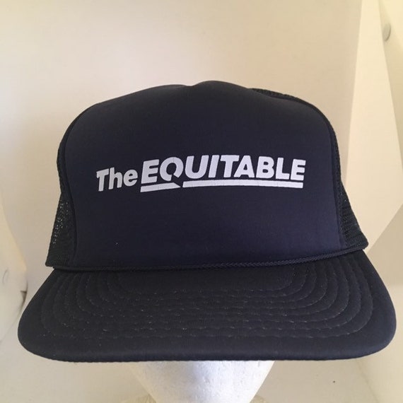 Vintage the equitable Trucker SnapBack hat 1990s … - image 2