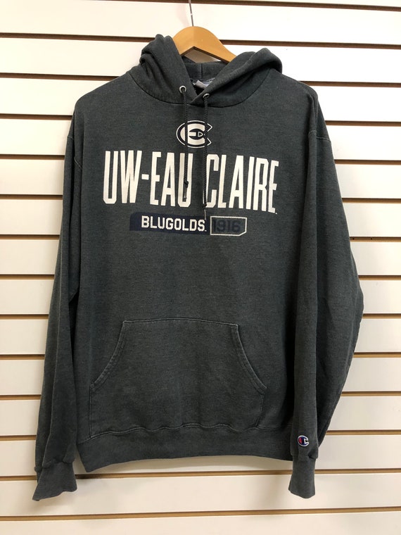 Vintage UW EAU Claire Bull Sweatshirt hoodie size 
