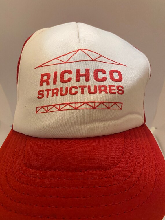 Vintage Richo Trucker SnapBack hat 1980s J17 - image 2