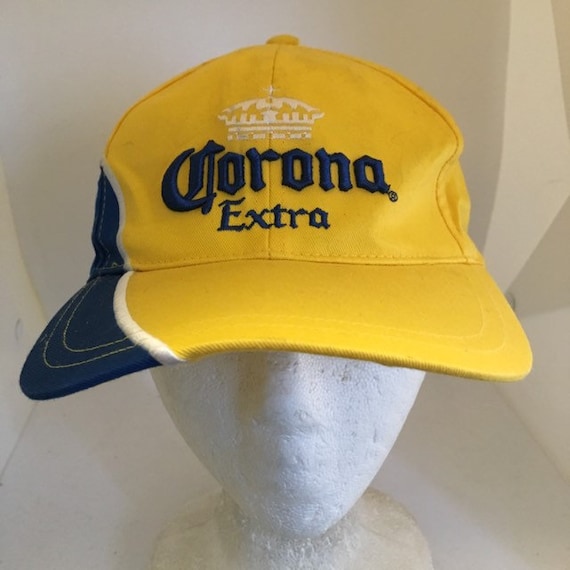 Vintage Corona extra Strapback Hat Cap 1980s 1990… - image 1