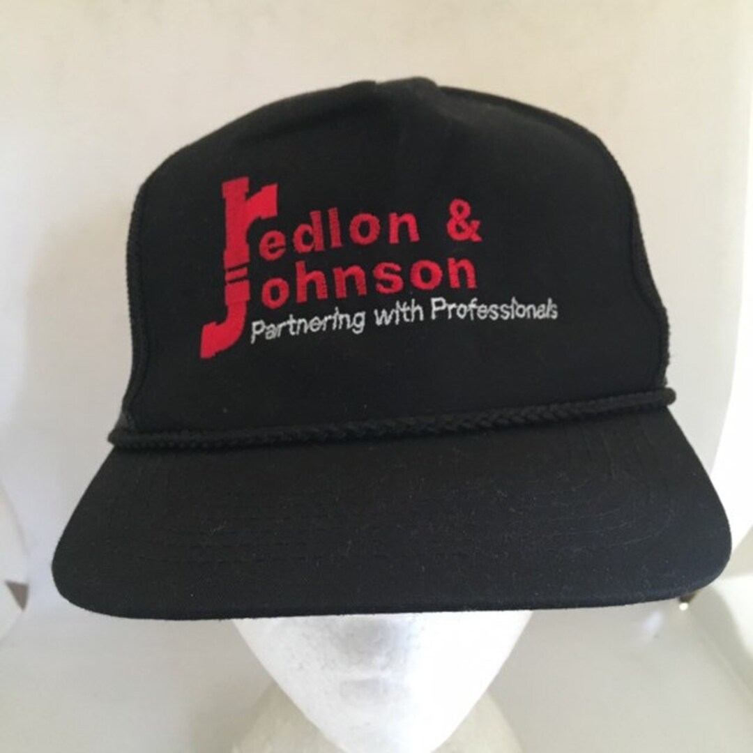 Vintage Redlon and Johnson Trucker Snapback Hat Adjustable 1990s 80s D2 Etsy