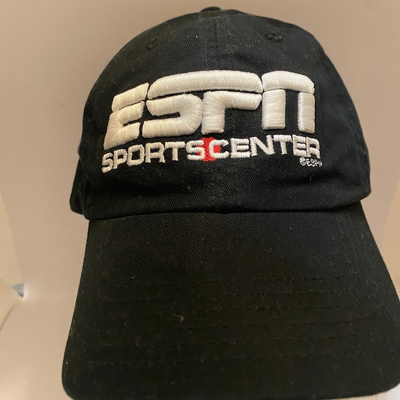 Espn Hat Design ESPN Vintage Trucker SnapBack hat 1990s 80s J20 - Gem