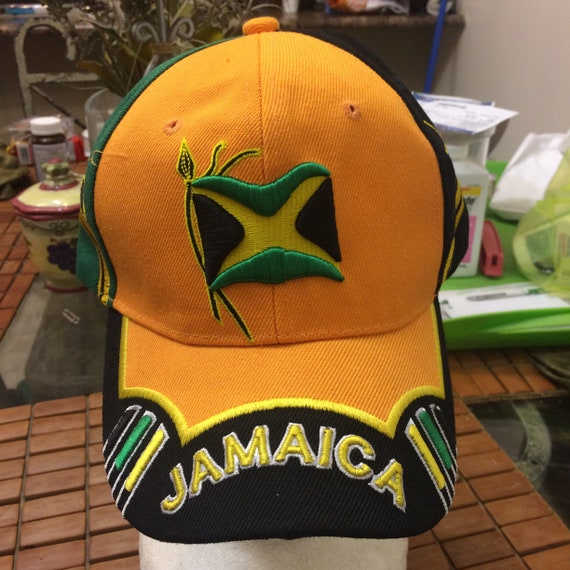 Vintage Jamaica Strapback Hat 1980s 90s - Etsy