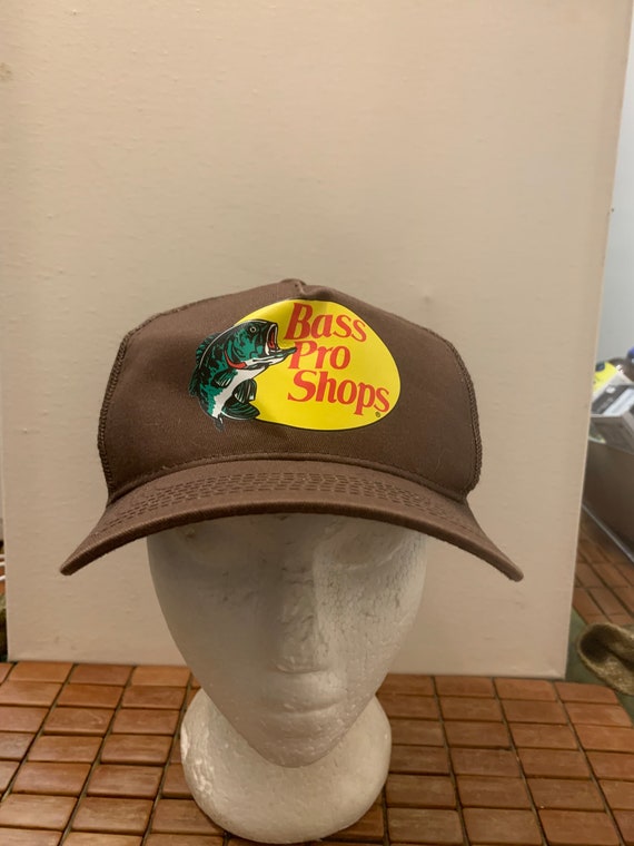 Vintage Bass Pro Shops Trucker Snapback hat adjust