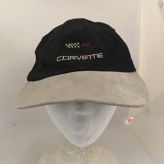 Vintage Corvette Strapback hat adjustable 1990s 1… - image 1