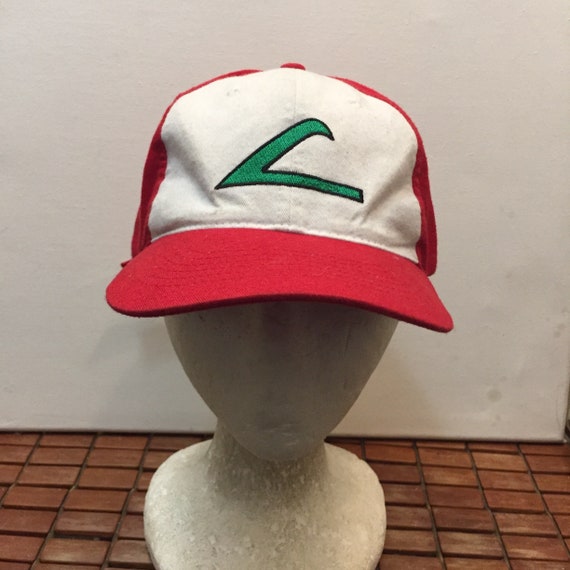 Vintage Pokemon ash Catchum Strapback hat adjustab