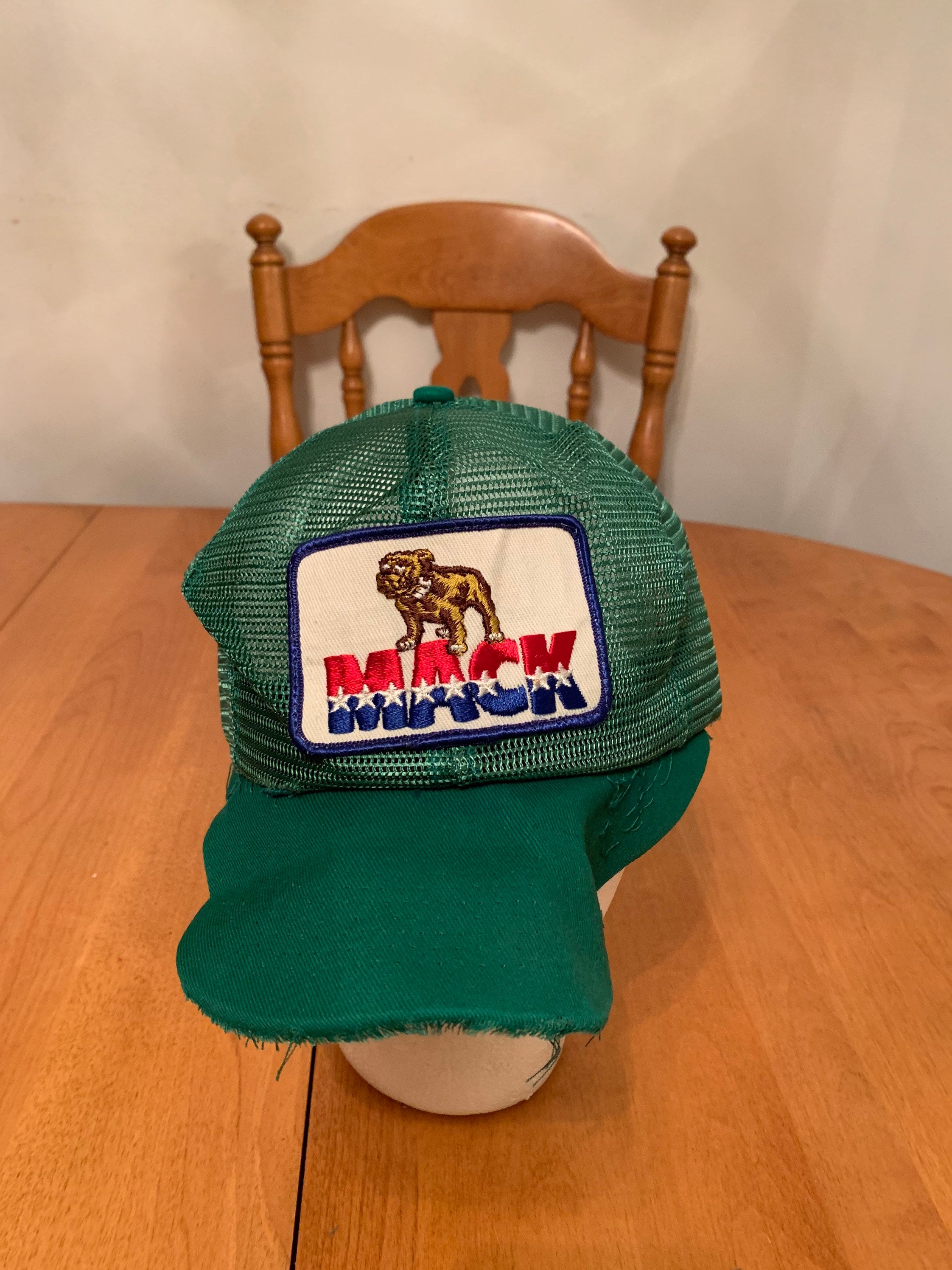 90's VINTAGE Mack Trucks CAP キャップ　ヴィンテージ キャップ/帽子】USA製 希少カラー MACK TRUCK (マックトラック