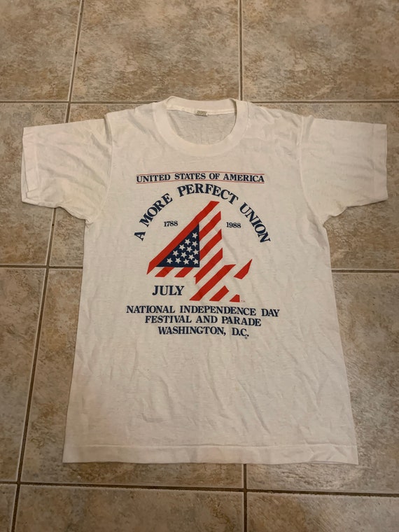 Vintage United States Independence Day 1988 T shir
