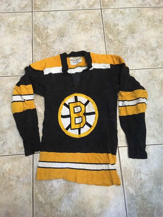 1995 Era Boston Bruins Jersey Starter Authentic Collection Center Ice Sz  46-R VG