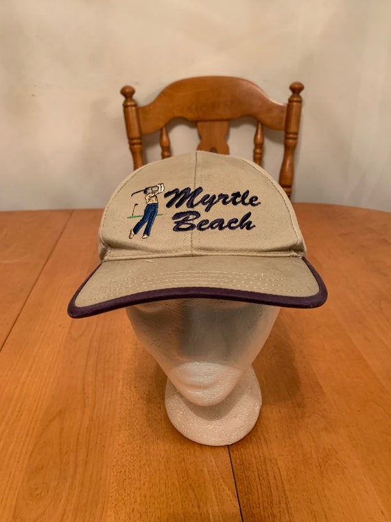 Vintage myrtle beach Trucker SnapBack Hat 1990s 1… - image 1