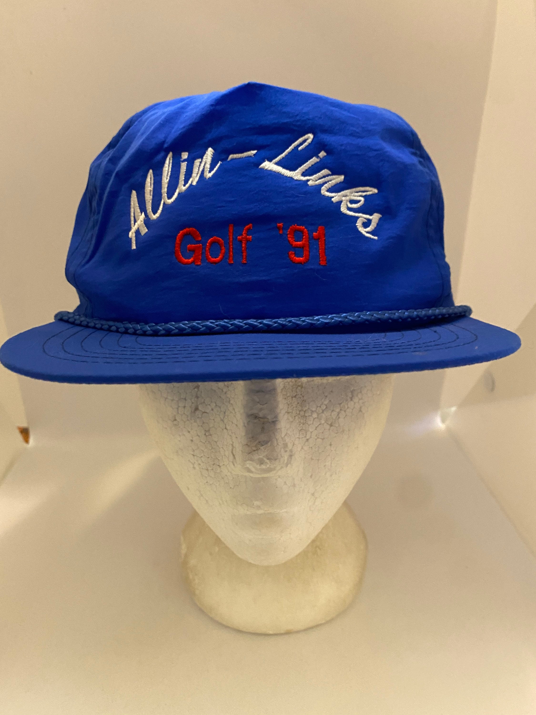 Vintage Allin Links Trucker Snapback Hat 1990s 80s J22