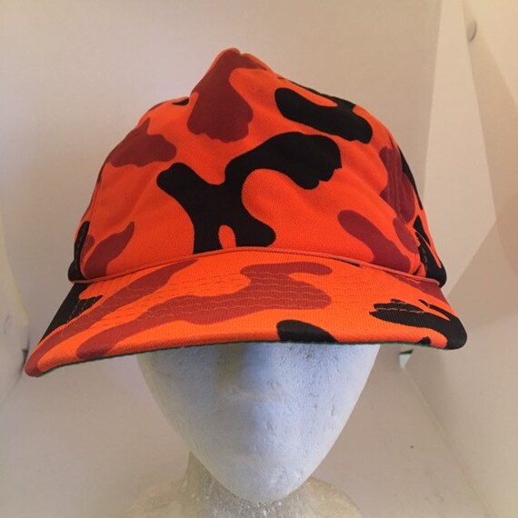 Vintage Deer hunting camouflage Trucker SnapBack … - image 2