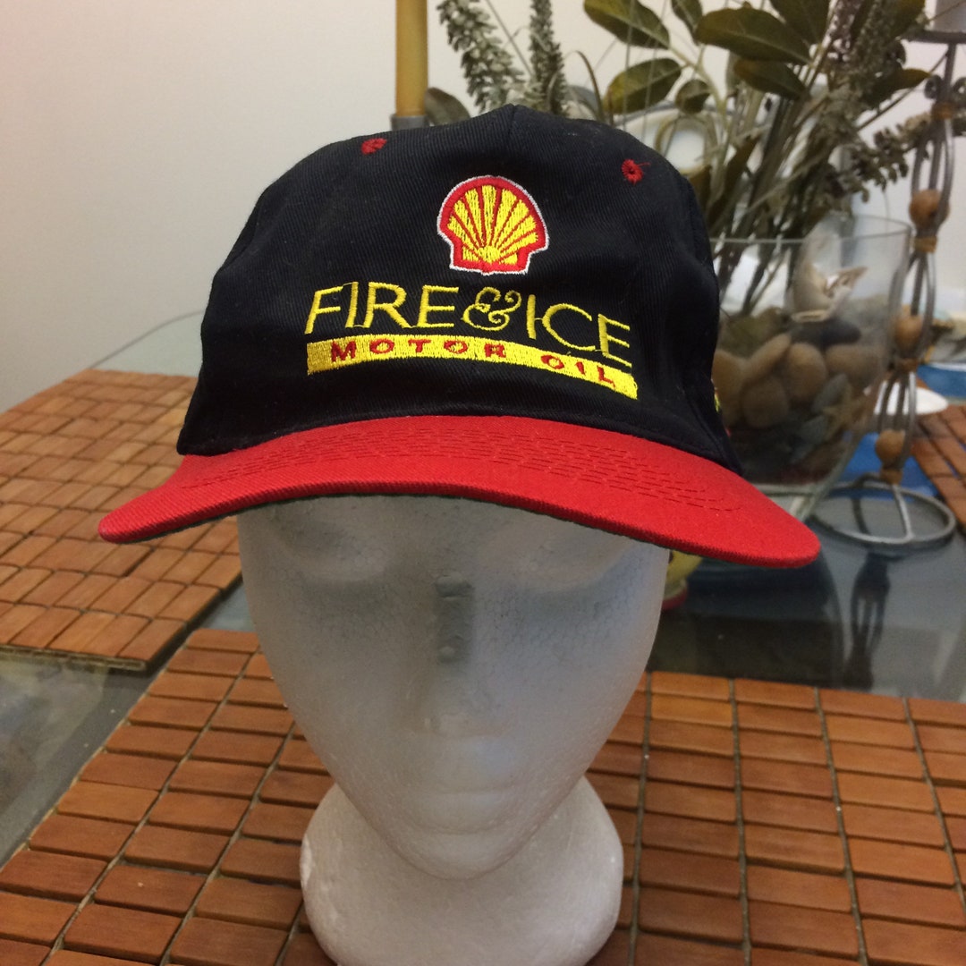 Shell Oil Hat Vintage Shell Motor Oil Dale Earnhardt Snapback Hat Adjustable 1990s - Etsy