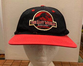 Vintage jurassic Park Snapback hat NWT adjustable broken snap 1990s 1980s Q2