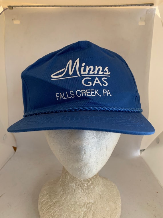 Vintage Minns Gas falls creek PA Trucker Snapback 