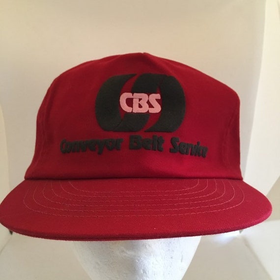 Vintage CBS conveyor belt server Trucker SnapBack… - image 2
