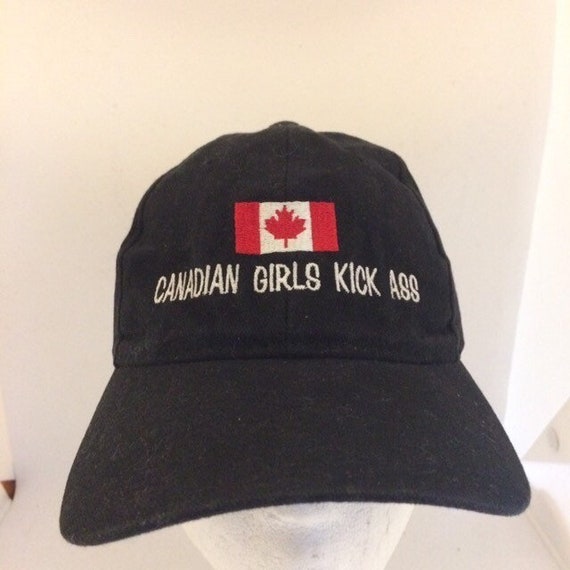 Vintage Canadian girls are awesome Strapback hat … - image 1